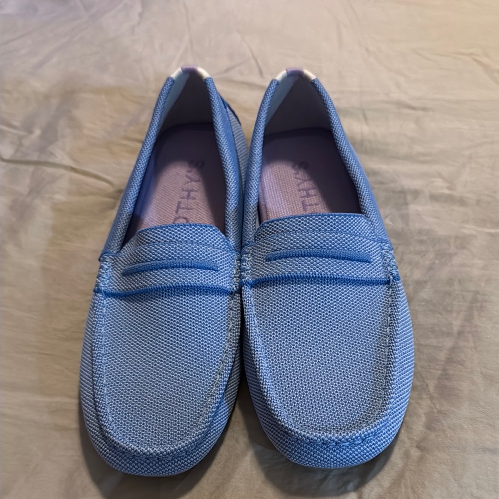 Rothy's Light Blue The Driver Loafers Size 8.5